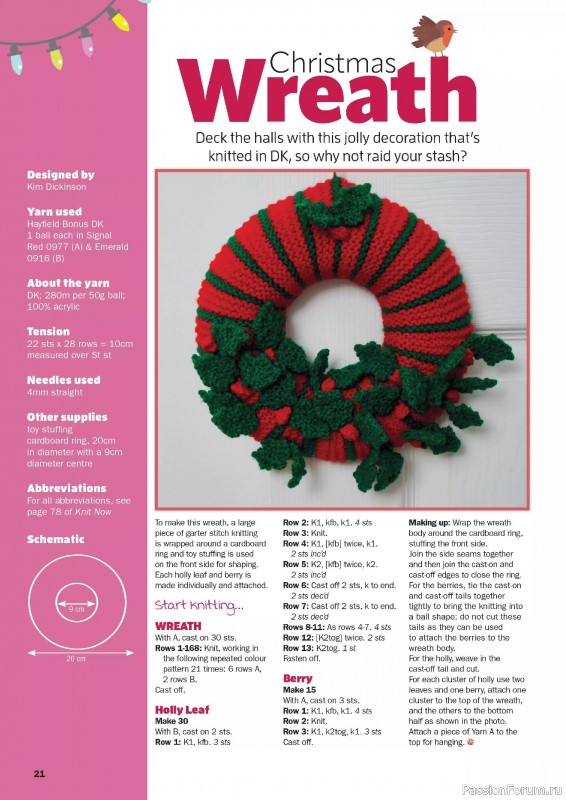 Вязаные проекты в журнале «Knitting for the Holidays 2025»