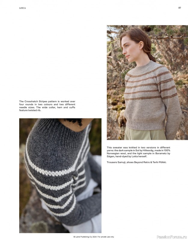 Вязаные проекты в журнале &laquo;Laine Nordic Knits 2024&raquo;. Продолжение