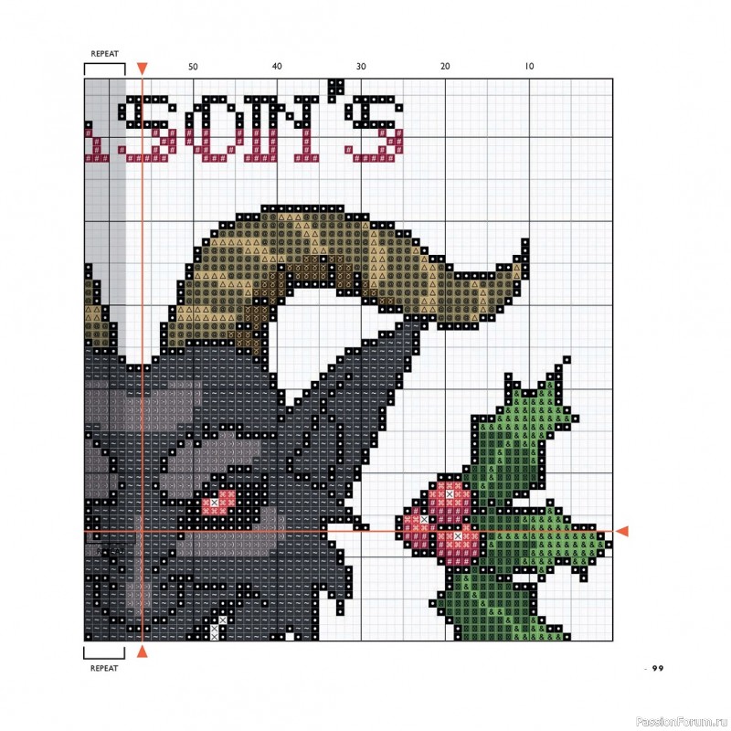 Коллекция вышивки в книге «Cross-Stitch for the Holidays»