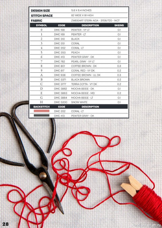 Коллекция вышивки в журнале «XStitch Magazine №29 2024»