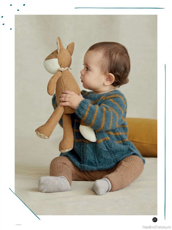 Вязаные модели для детей в журнале «Baby Maschenmode №60 2024»