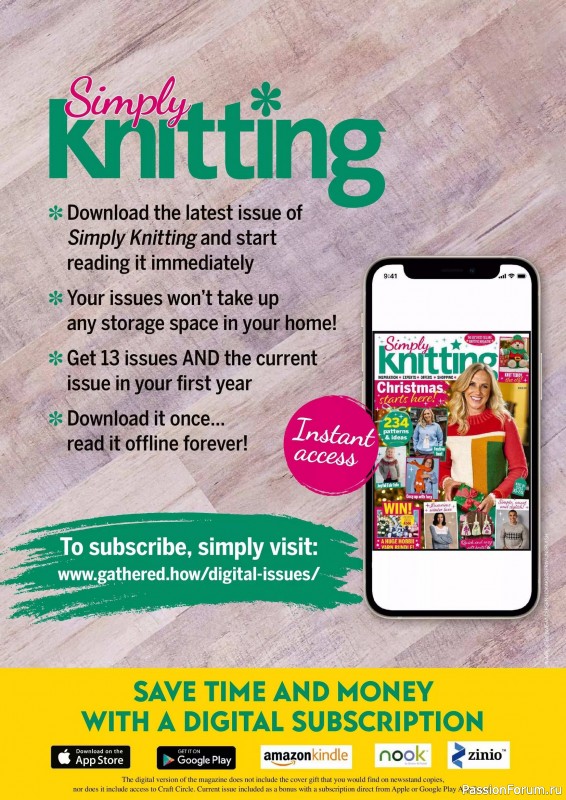 Вязаные проекты крючком в журнале «Simply Knitting №269 2025»
