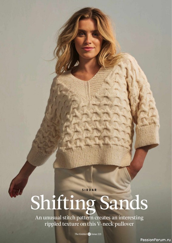 Вязаные проекты спицами в журнале &laquo;The Knitter №225 2026&raquo;