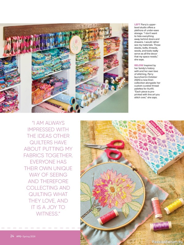 Коллекция проектов для рукодельниц в журнале &laquo;American Patchwork & Quilting №199 2026&raquo;
