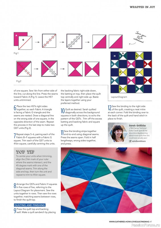 Коллекция проектов для рукодельниц в журнале «Love Patchwork & Quilting №156 2025»