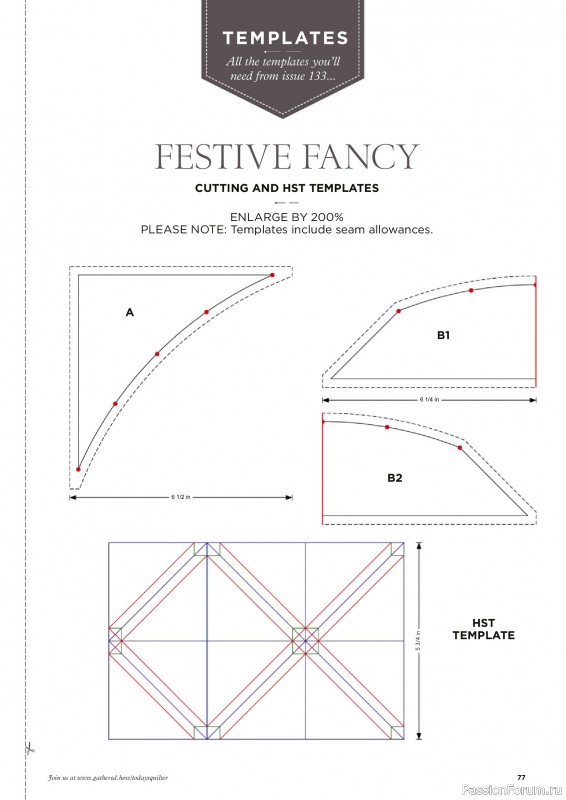 Коллекция проектов для рукодельниц в журнале «Todays Quilter №133 2025»