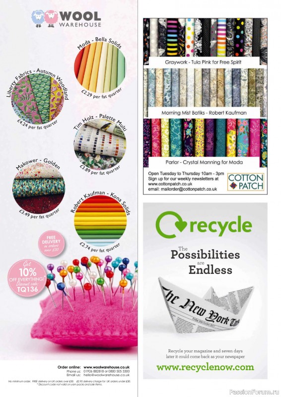 Коллекция проектов для рукодельниц в журнале &laquo;Todays Quilter №136 2026&raquo;