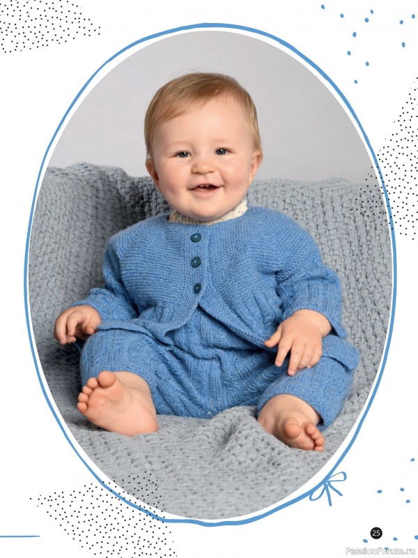 Вязаные модели для детей в журнале «Baby Maschenmode №67 2025»