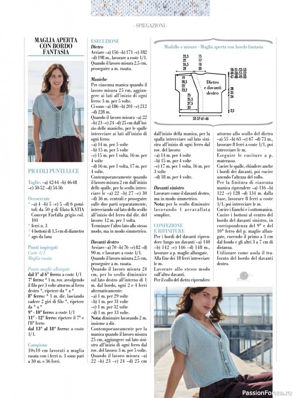 Вязаные модели в журнале &laquo;Piu Maglia №52 2026&raquo;