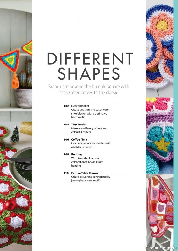Вязаные проекты крючком в журнале «Crochet Granny Squares - 1st Edition 2025»