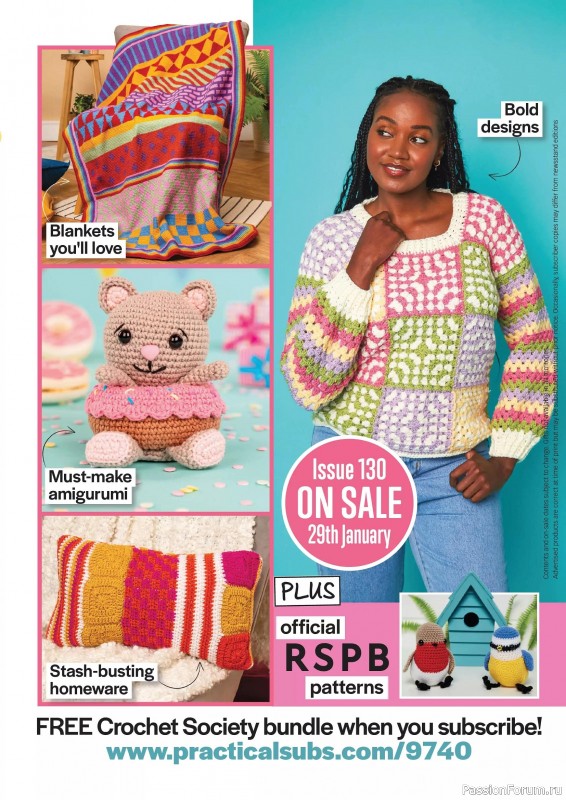 Вязаные проекты крючком в журнале &laquo;Crochet Now №129 2026&raquo;