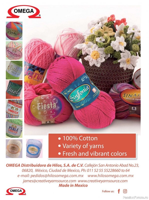 Вязаные проекты крючком в журнале «Crochet! - Spring 2023»