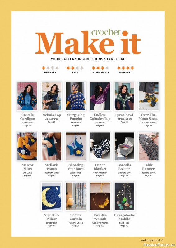Вязаные проекты крючком в журнале «Inside Crochet №183 2025»