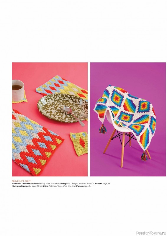 Вязаные проекты крючком в журнале &laquo;Inside Crochet №185 2025&raquo;