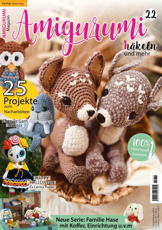 Вязаные проекты в журнале «Hakeln Best of Amigurumi №22 2025»