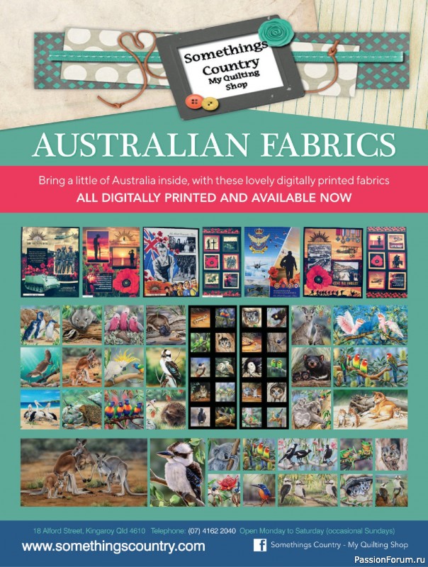 Коллекция проектов для рукодельниц в журнале &laquo;Australian Homespun №232 2026&raquo;