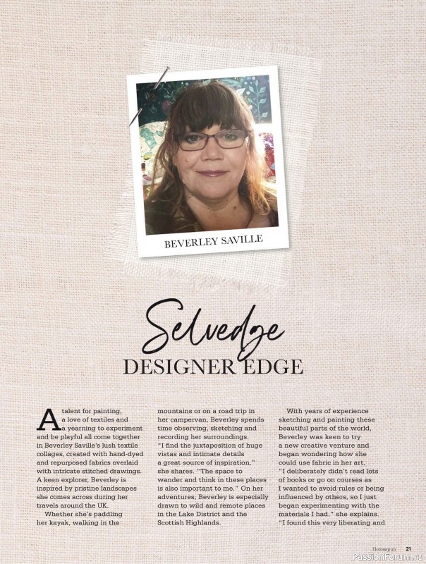 Коллекция проектов для рукодельниц в журнале «Australian Homespun - October-November 2025»