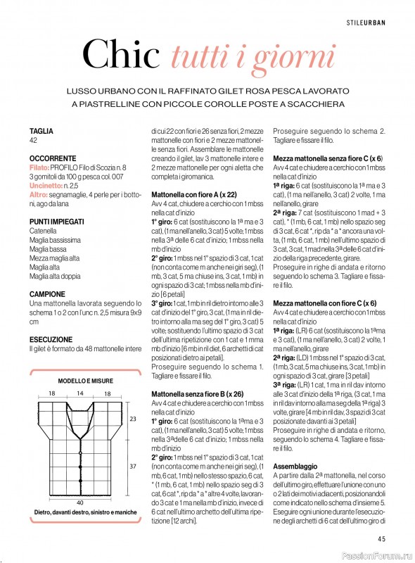 Коллекция проектов в журнале &laquo;Mani di Fata Moda - Maggio-Giiugno 2026&raquo;