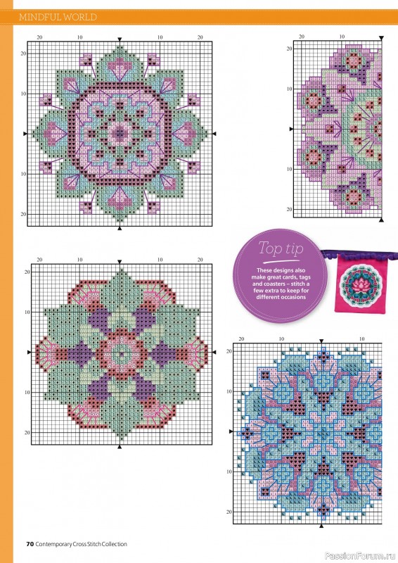 Коллекция вышивки в журнале «Ultimate CrossStitch Collection - Contemporary 2026»