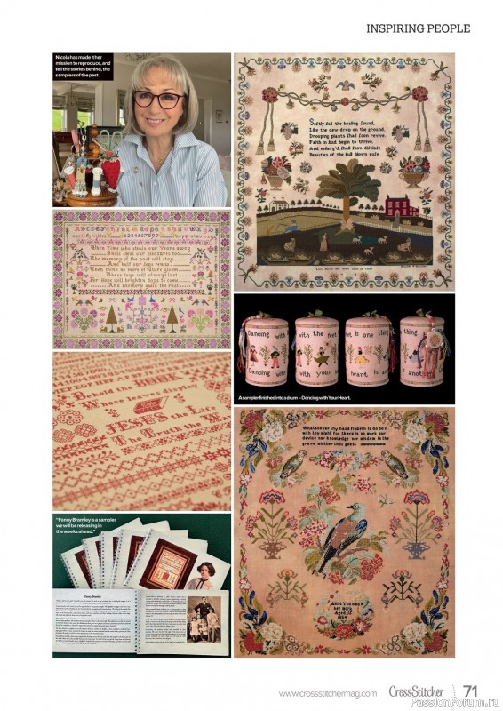 Коллекция вышивки в журнале «CrossStitcher №387 2022»