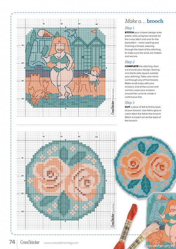 Коллекция вышивки в журнале «CrossStitcher №424 2025»