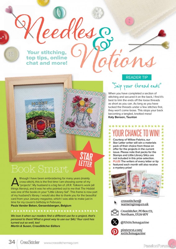 Коллекция вышивки в журнале &laquo;CrossStitcher №435 2026&raquo;