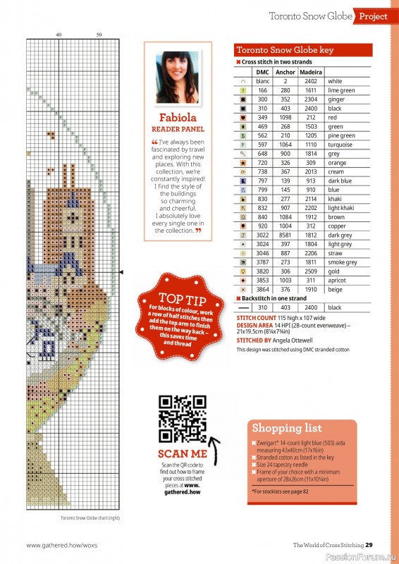 Коллекция вышивки в журнале &laquo;The World of Cross Stitching №377 2026&raquo;