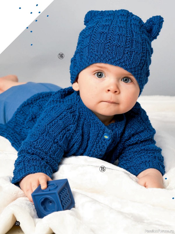 Вязаные модели для детей в журнале «Baby Maschenmode №61 2024»