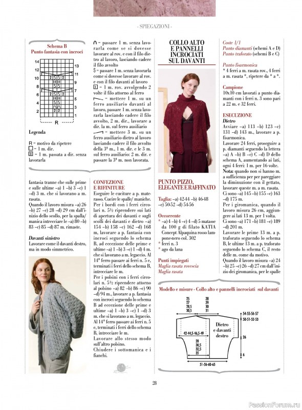 Вязаные модели в журнале «Piu Maglia №50 2025»