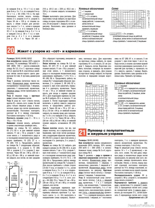 Вязаные модели в журнале «Сабрина №1 2025»