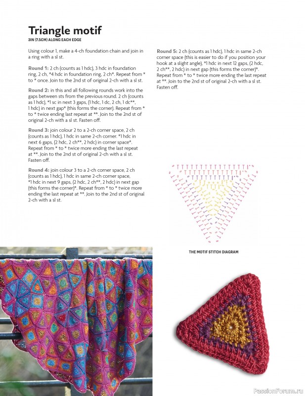 Вязаные проекты в книге «Block-by-Block Blankets and Afghans».