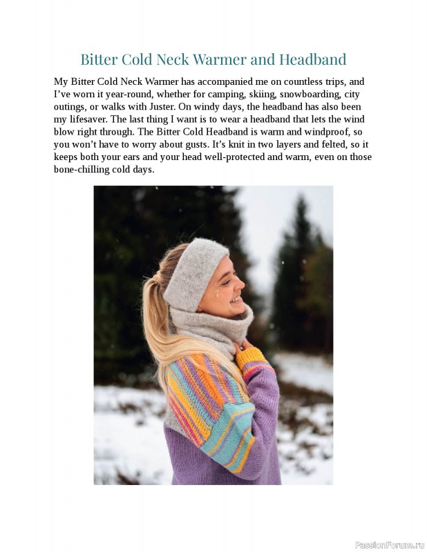 Вязаные проекты в книге «Happy Nordic Knits»