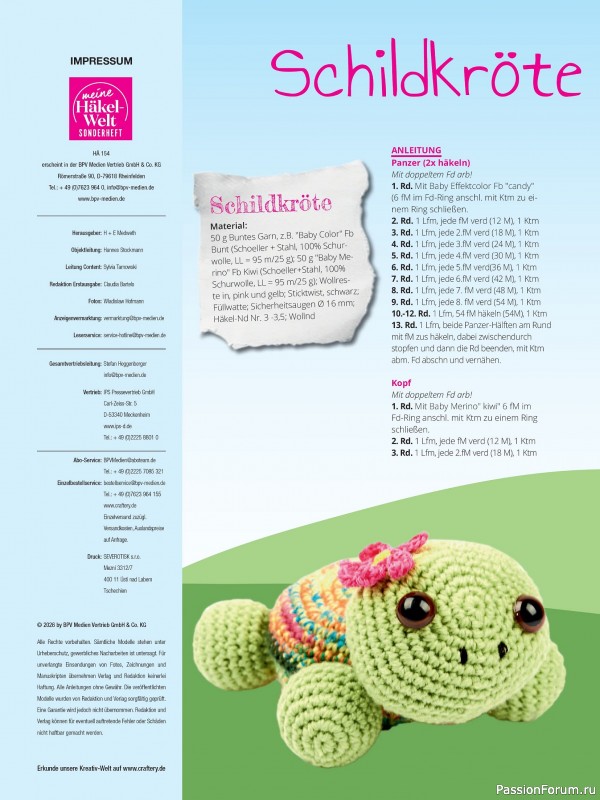 Вязаные проекты в журнале &laquo;Meine Hakelwelt Sonderheft HA154 2026&raquo;