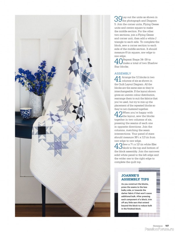 Коллекция проектов для рукодельниц в журнале «Australian Homespun - October-November 2025»