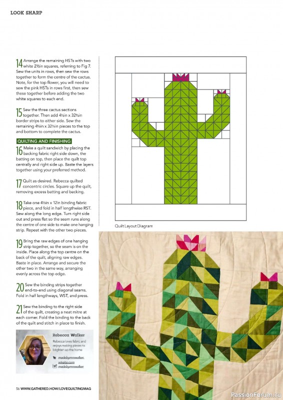 Коллекция проектов для рукодельниц в журнале «Love Patchwork & Quilting №149 2025»