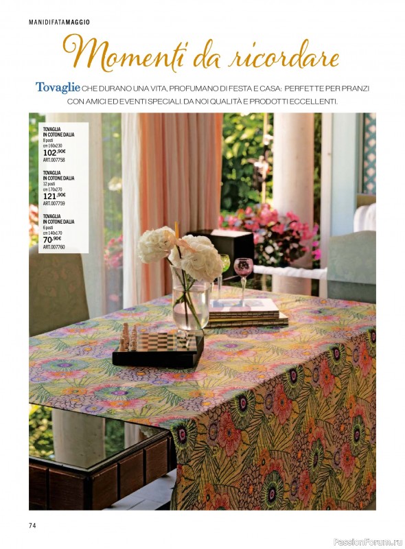 Коллекция проектов для рукодельниц в журнале &laquo;Mani di Fata - Maggio 2026&raquo;