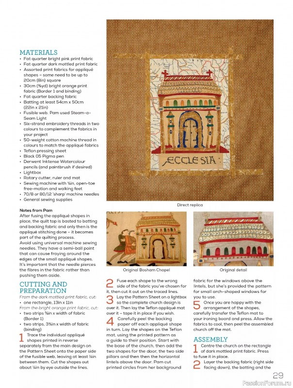 Коллекция проектов для рукодельниц в журнале «Quilters Companion №136 2025»