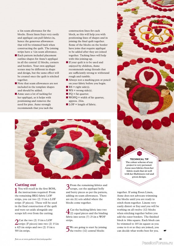 Коллекция проектов для рукодельниц в журнале «Todays Quilter №132 2025»