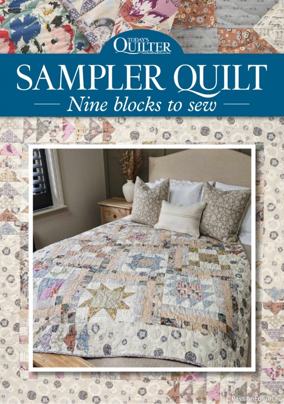 Коллекция проектов для рукодельниц в журнале «Todays Quilter №135 2025»
