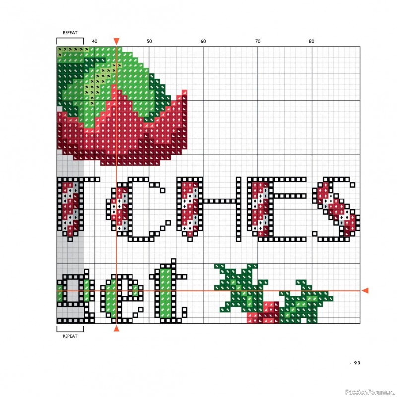 Коллекция вышивки в книге «Cross-Stitch for the Holidays»