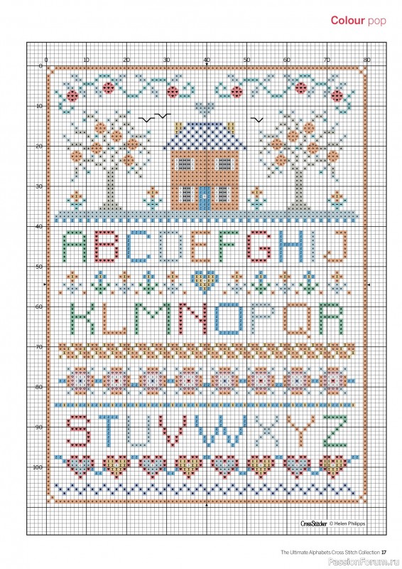 Коллекция вышивки в журнале «Cross Stitch Collection - The Ultimate Alphabets 2026»