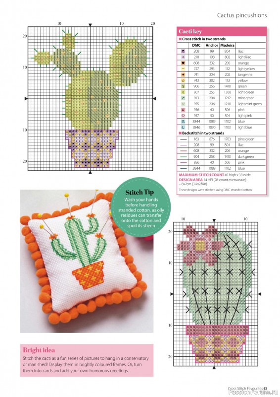 Коллекция вышивки в журнале «Cross Stitch Favourites - Flowers 2026»