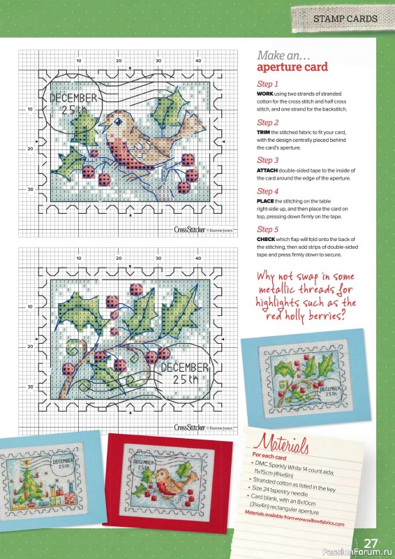 Коллекция вышивки в журнале «CrossStitcher №416 2024»