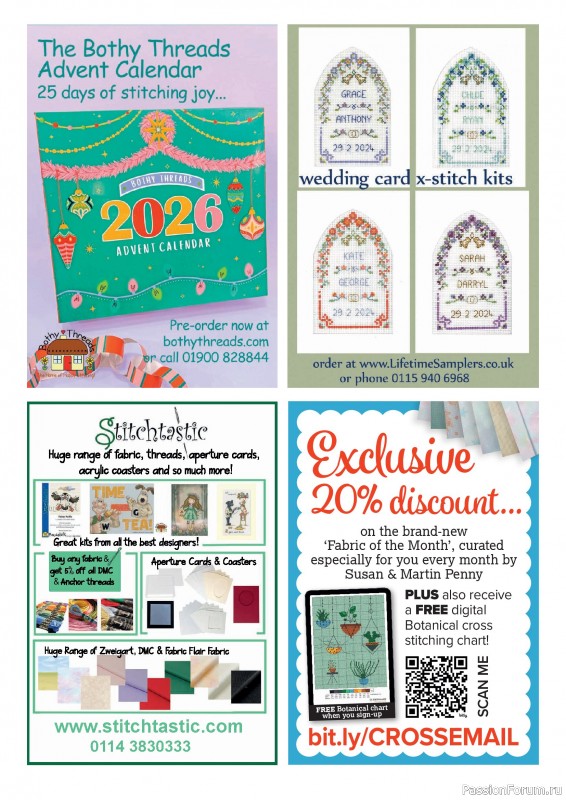 Коллекция вышивки в журнале &laquo;CrossStitcher №436 2026&raquo;