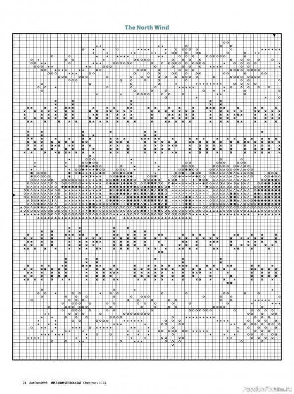 Коллекция вышивки в журнале «Just Cross Stitch - Christmas 2024»