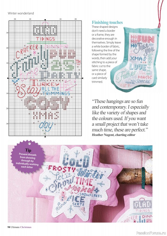 Коллекция вышивки в журнале «Ultimate CrossStitch - Christmas 2025»