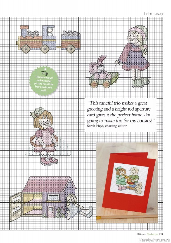 Коллекция вышивки в журнале «Ultimate Crossstitch Christmas №7 2025»