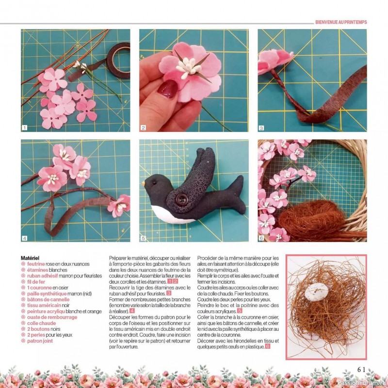 Вязаные проекты в журнале &laquo;Creer avec Hors-Serie - Mars/Avril/Mai 2026&raquo;