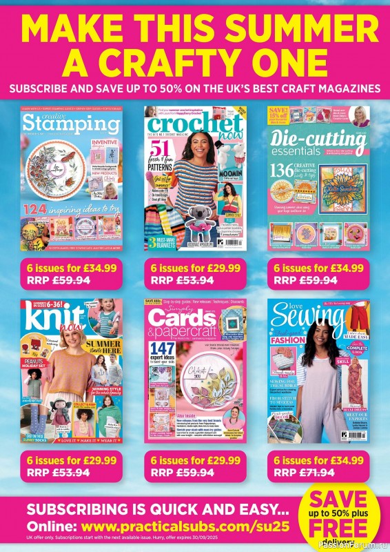 Вязаные проекты крючком в журнале «Crochet Now №125 2025»