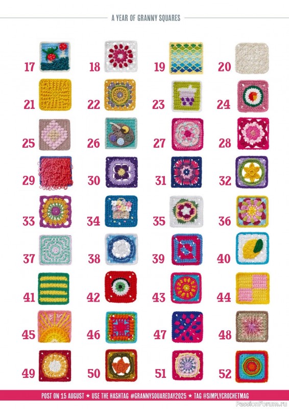 Вязаные проекты крючком в журнале «Simply Crochet №165 2025»